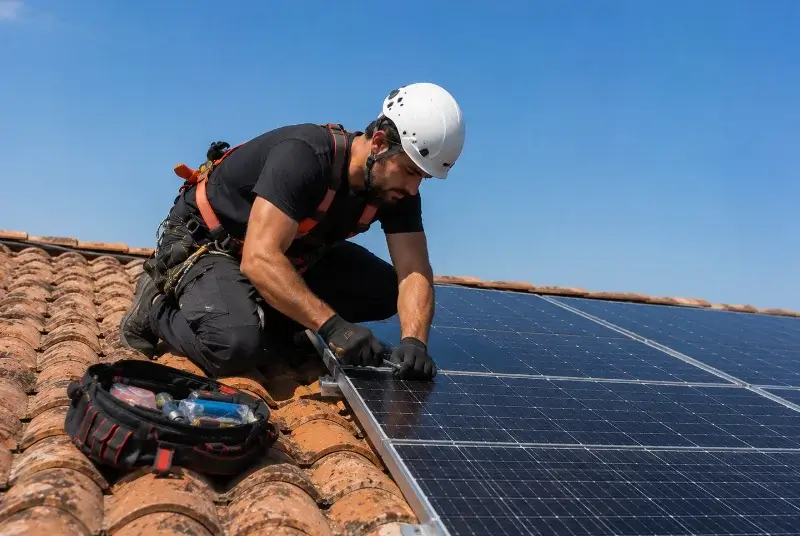 Maintenance et monitoring de panneaux solaires aux Angles