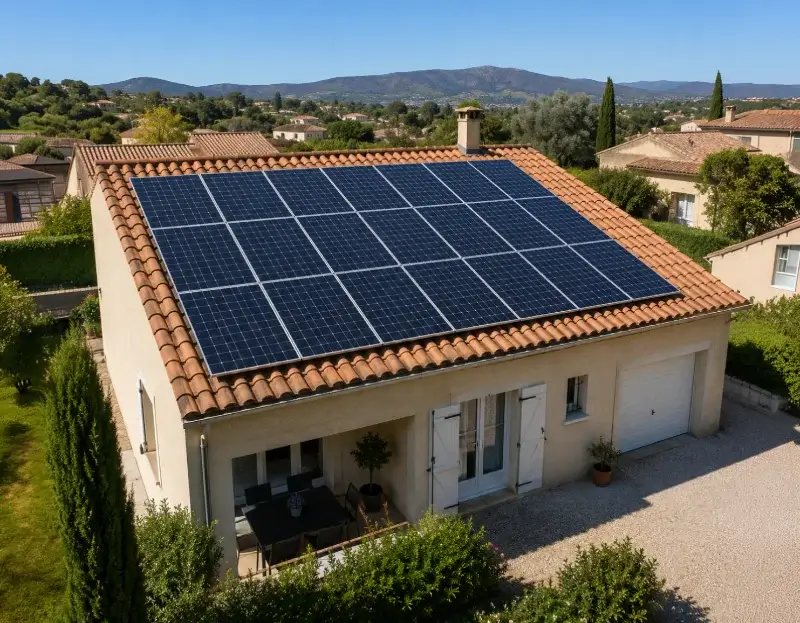 Prime à l'autoconsommation panneaux solaires Les Angles — aide financière de l'État